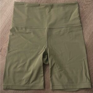 Sage Green Athleta Biker Shorts